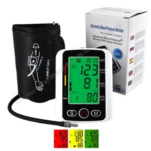 Display Voice Readout Cuff Medical Supplies Electronic Upper Arm BP Digital Blood Pressure Sphygmomanometer Machine Monitor