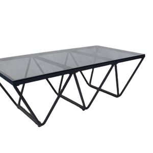 Modern glass coffee table simply style living room furniture