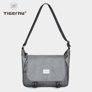 Tigernu T-S8603 camouflage black leather bags for men cross body messenger bag single straps bag