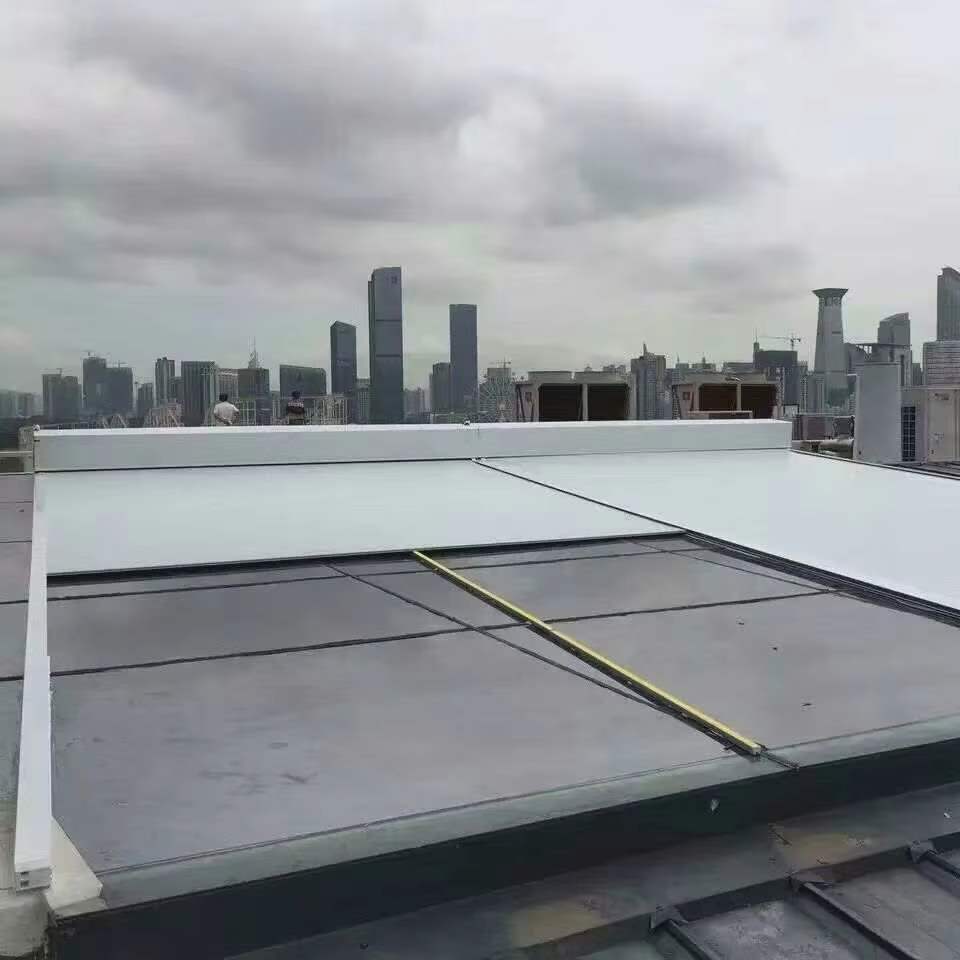 Hunan TOMA Energy Saving Science and Technology Corp.Ltd Customized Aluminum glass sunroom electric curtain skylight retractable window sun blind sheet shutter roof roller