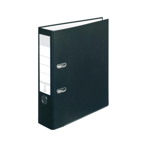 Black A4 File Box Information Document Contract Storage Accounting Folder PP Plastic Lever Arch File Folder For Office School