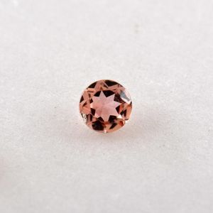 3mm cut round natural pink imperial topaz rare gemstone wholesale best quality pink topaz stone wholesale for making jewelry