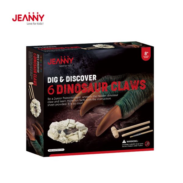 Educational Dig 6 Dinosaur Claw Glow In The Dark Dig It Out Diy Archeology Toys Fossil Dinosaur Skeleton Excavation Kits