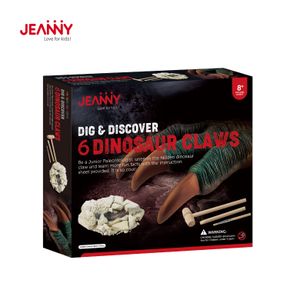 Educational Dig 6 Dinosaur Claw Glow In The Dark Dig It Out Diy Archeology Toys Fossil Dinosaur Skeleton Excavation Kits