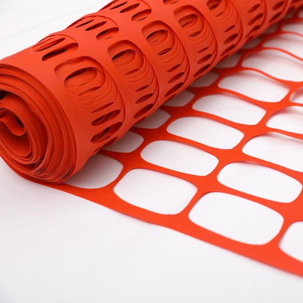 plastic mesh HDPE orange  safety fence  65x35mm