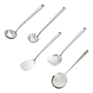 Home and Kitchen Utensils Set Premium Stainless Steel kitchen utensils Fine Mesh Strainer Ladle Soup Pasta Spoon And Turner