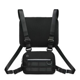 Wholesale in stock adjustable fashion shoulder Bag molle waist pack tactical vest chest rig for Men