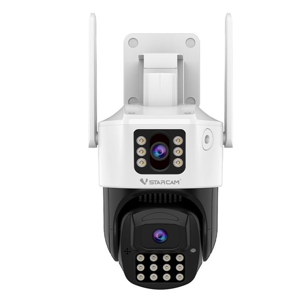 Vstarcam CS663DR dual lens in one screen wifi bullet dome linkage camera ai humanoid detection audio visual alarm two-way audio
