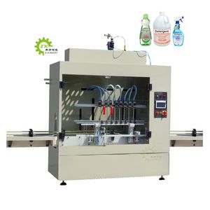 ZXSMART Automatic Anti Corrosive Filler Acid Liquid Toilet Cleaner Plastic Bottle Bleach Detergent Filling Machine