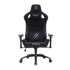 Gaming with steering wheel and pedals white modern pro gaming chair