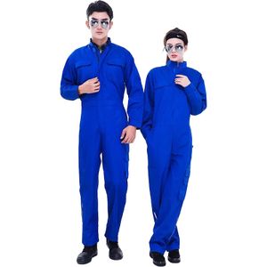 Customized Fashion Cotton Protective Work Clothes Uniforms Knitted Workwear Safety Coveralls