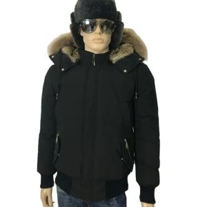 2024 Custom Men's Goose Puffer Jacket Nylon Down-Filled Parka Zipper Plus Size Winter Outdoor Coat Canada Style Shiny Print