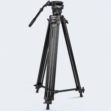 Professional heavy duty tripod stand for video camera 180cm high tripod laser with fluid head