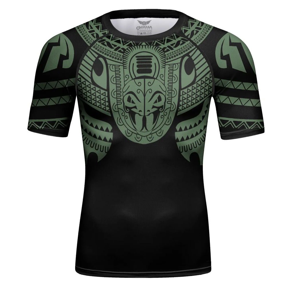 GOLDSPIX ENTERPRISES Short Sleeve Brazilian Jiu Jitsu BJJ Rash Guard High-Quality