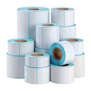Thermal Printer Sticker Paper Roll thermal label paper 100mm Good Adhesion Shipping Label Waybill for Package Carton
