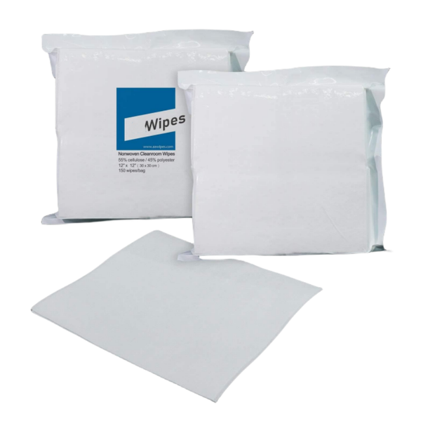 Disposable 29x9 cleaning wiping lint free Nonwoven industrial Cleanroom Wipes