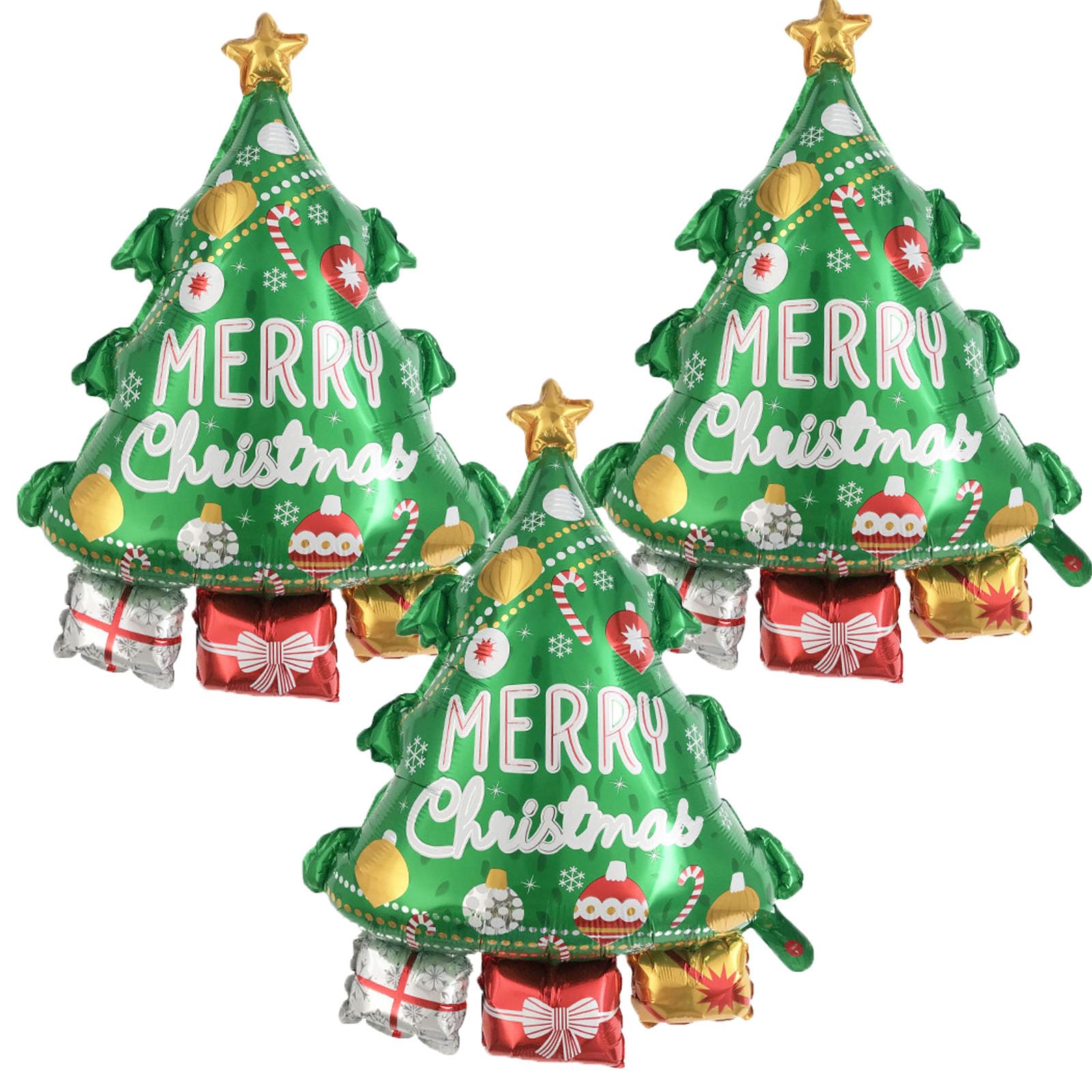 Hebei Shuohui Paper Products Co., Ltd. Christmas Tree Balloons Foil Balloons for Christmas-Themed Party Birthday Party Supplies Decorations Balloons Party