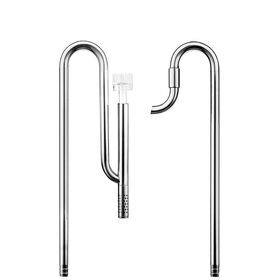 Aquarium Lily Pipe with Surface Skimmer Inflow and Outflow Stainless Steel for Aquarium Filter Planted Fish Tank Filter