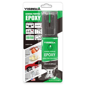 Visbella Universal Wood Art Work Gloss Quick-drying Transparent Super AB Glue Epoxy Resin 3ml+3ml clear+clear