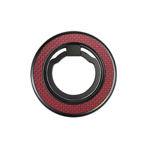 OEM magnetic phone ring ke-vlar aramid fiber finger ring grip stand holder with metal double ring foldable grip