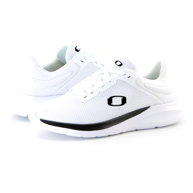 Fashion soft lace up knit mesh running sneakers breathable sneakers unisex