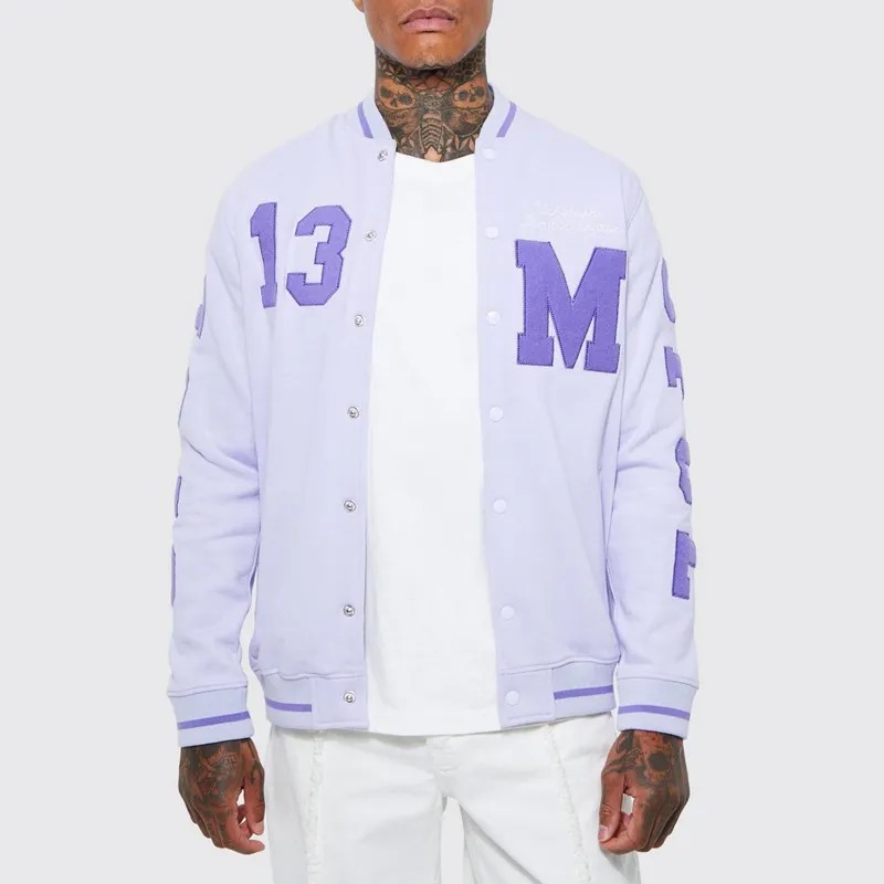 New Fashion Wear Men's College Letterman Varsity Jackets With Custom Design Men Varsity Jacket For Casual Wear