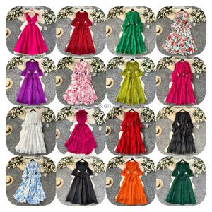 New summer high quality comfortable dress beach breathable pleated skirt fashion sexy plus size tight long dress women