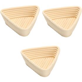 Triangle Banneton Bread Proofing Basket Brotform Sourdough Baking Bowl Bread Baking Supplies