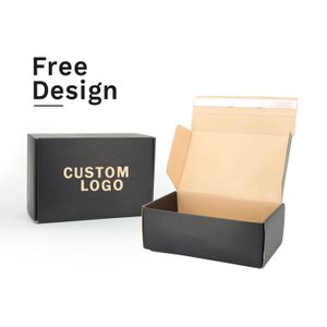 Colorful Wholesale Cardboard Carton Custom Logo Packaging Paper box for Dress Clothes Mailing Shipping Box