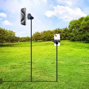 GREATYYT 1/4 Screw Head Monopod Magnetic Golf Phone Holder Travel Suitable for Camera, Camping Light