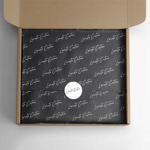 17g Wholesale Packaging Customized Logo Recycled Tissue Wrapping Paper with Company Logo Gift Wrapping Paper Packaging Pap