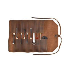 vintage leather toll storage custom genuine leather tool bag travel tool leather bag