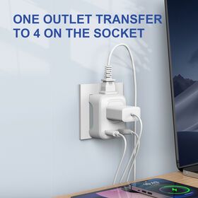 Travel Plug Adapter US to Europe International Power Adaptor