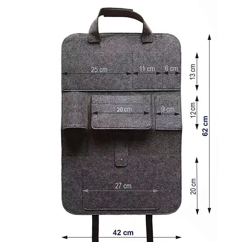 Nangong Hongxiang Fur Products Factory Hot New Products Car Organizer Baby Storage Backseat Car Organizer With Best Service And Low Price