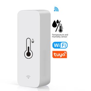 APP Remote Monitor WiFi Tuya Smart Temperature and Humidity Sensor for Smart Home var SmartLife Work With Alexa Google Assistant