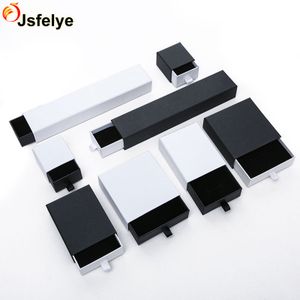 Custom Logo White Black Drawer special Paper Jewelry Box
