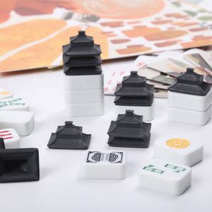 Customized wholesale toys plastic mini toy bingo lotto board game token figures set