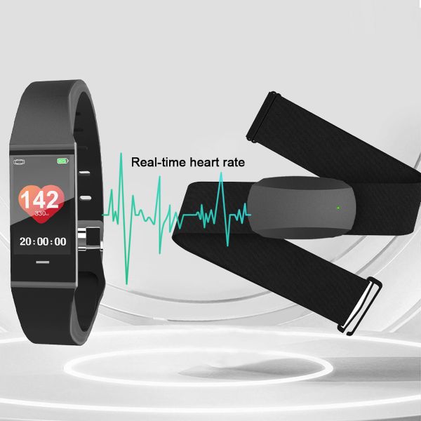 Advanced Ble &Ant+ Heart Rate Monitor Chest Strap & ANT+ Wristband for Accurate Fitness Tracking