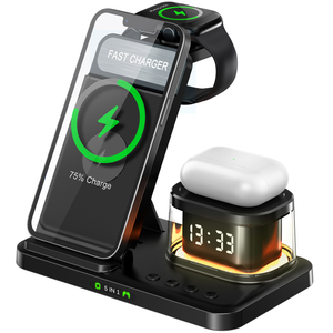 STW mobile phone charger adapter universal portable 3 in 1 wireless charger fast charging stand dock