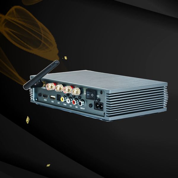 samtronic 2.1 Channel Integrated Amplifier with DAC, Home Audio Stereo Power Amp with TPA3116 Chips for HiFi Passive Speakers