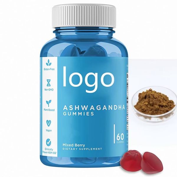 OEM Factory Supply Organic Ashwagandha gummy Vagen ashwagandha extract ashwagandha gummies