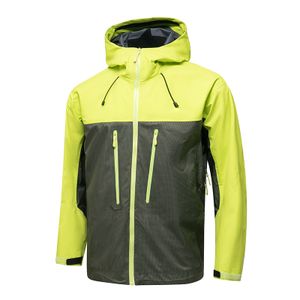 Hooded Rain Jacket Waterproof Men Running Cycling Outdoor Jacket Windbreaker Windproof Bike Raincoat Spring Clothes