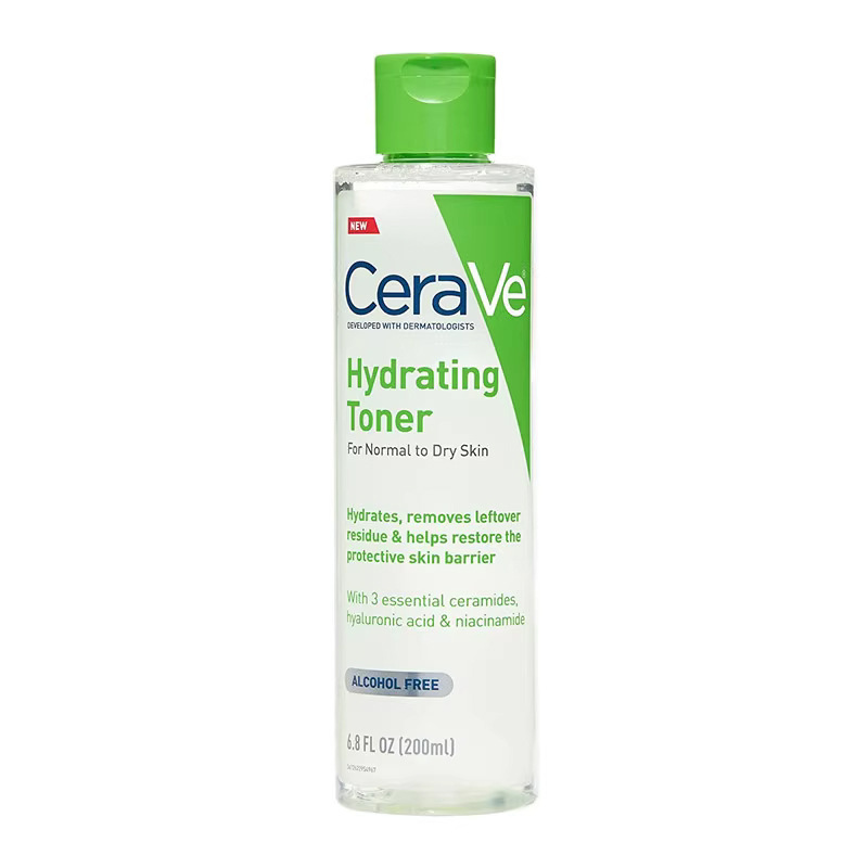 Cera Ve 200ml for All Skin Types for Normal to Oily Skin Hydrating Toner & Hydrating Lotion for Face or Body Moisturizer