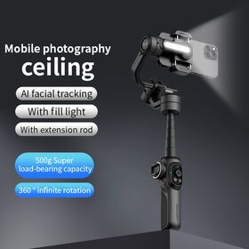 Manufacture S2 3 Axis Gimbal Stabilizer Handheld Phone Tripod for Tiktok Live Vlog Action Camera