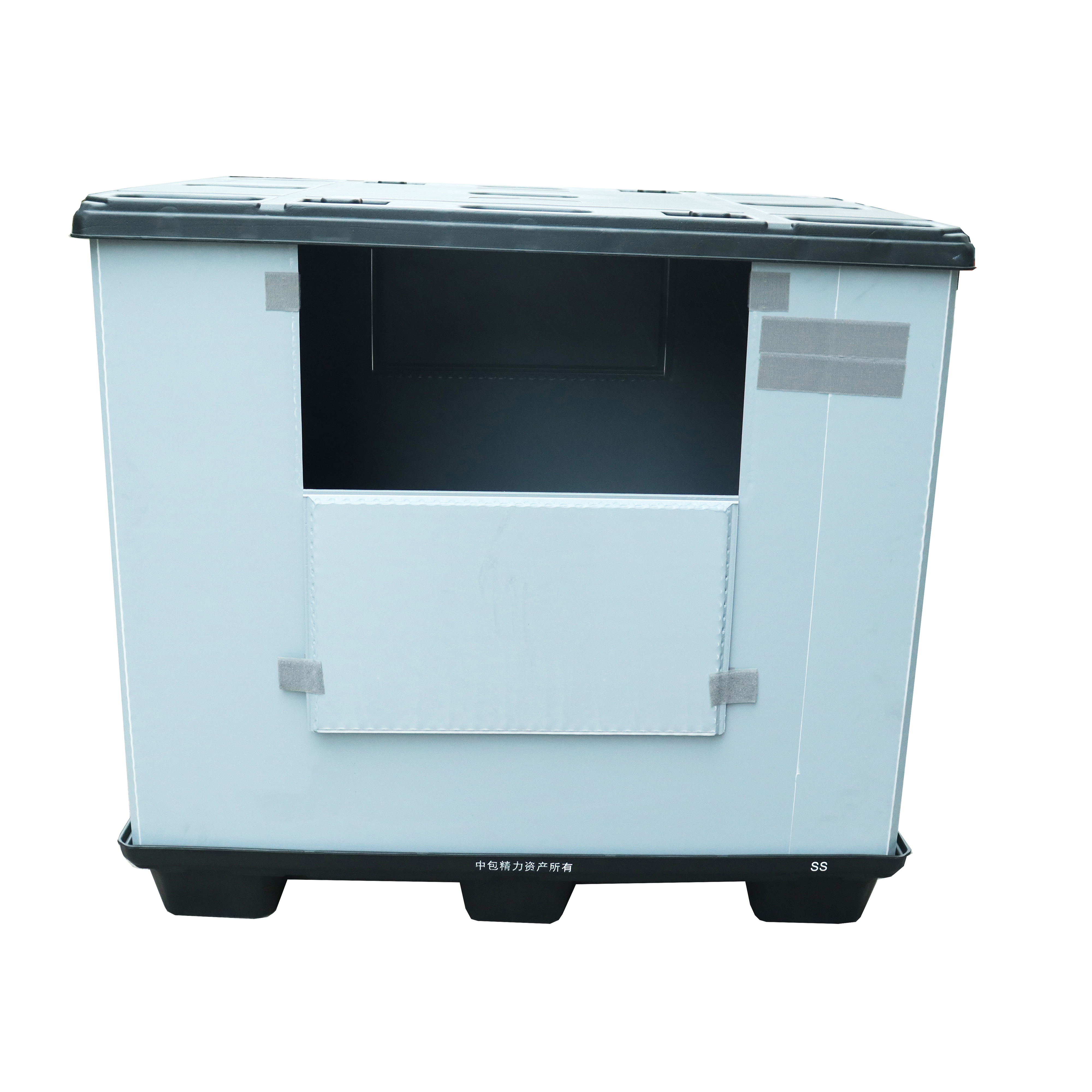 Custom Size Vented Agriculture Insulated Pallet Box, Hdpe And Pp Storage Collapsible Plastic Pallet Box