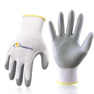 Xingyu Factory Wholesale High quality Pu coated Safety Gloves Breathable and Comfortable Work Safety Gloves