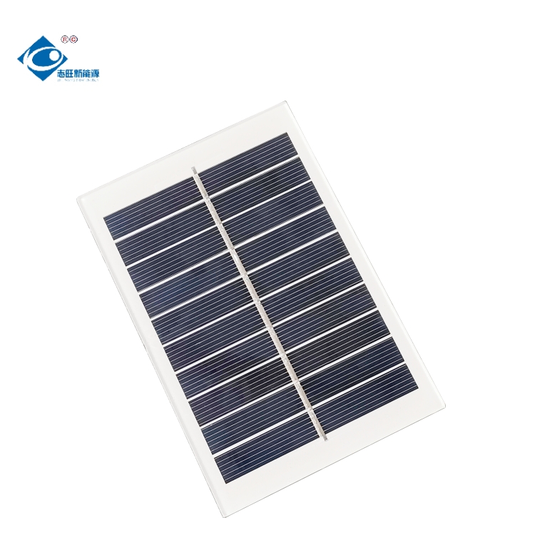 1.13W Radio Power Solar Panel Charger 5V Glass Laminated Solar Panel ZW-11780 Poly Solar Photovoltaic Panels