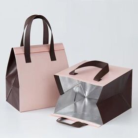 Custom Insulated Tote Bag Cooler Lunch Bag Delivery Food Bag In Cooler