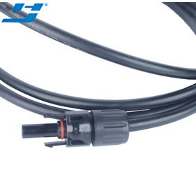 Black+Red Solar Panel Extension Cable Wire Connector  With Mc 4 Connector 6mm2 solar pv cable class 5