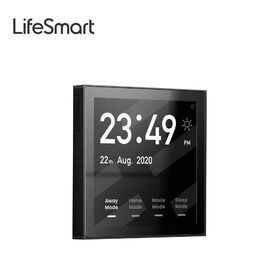 LifeSmart Nature Mini Touch Screen Smart Wall Switch Temperature Panel For Smart Home System Work with Google, Alexa and